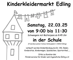Kinderkleidermarkt in Edling