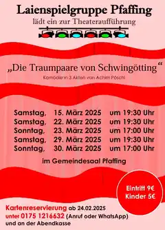 Die Karten-Reservierung fürs Theater läuft