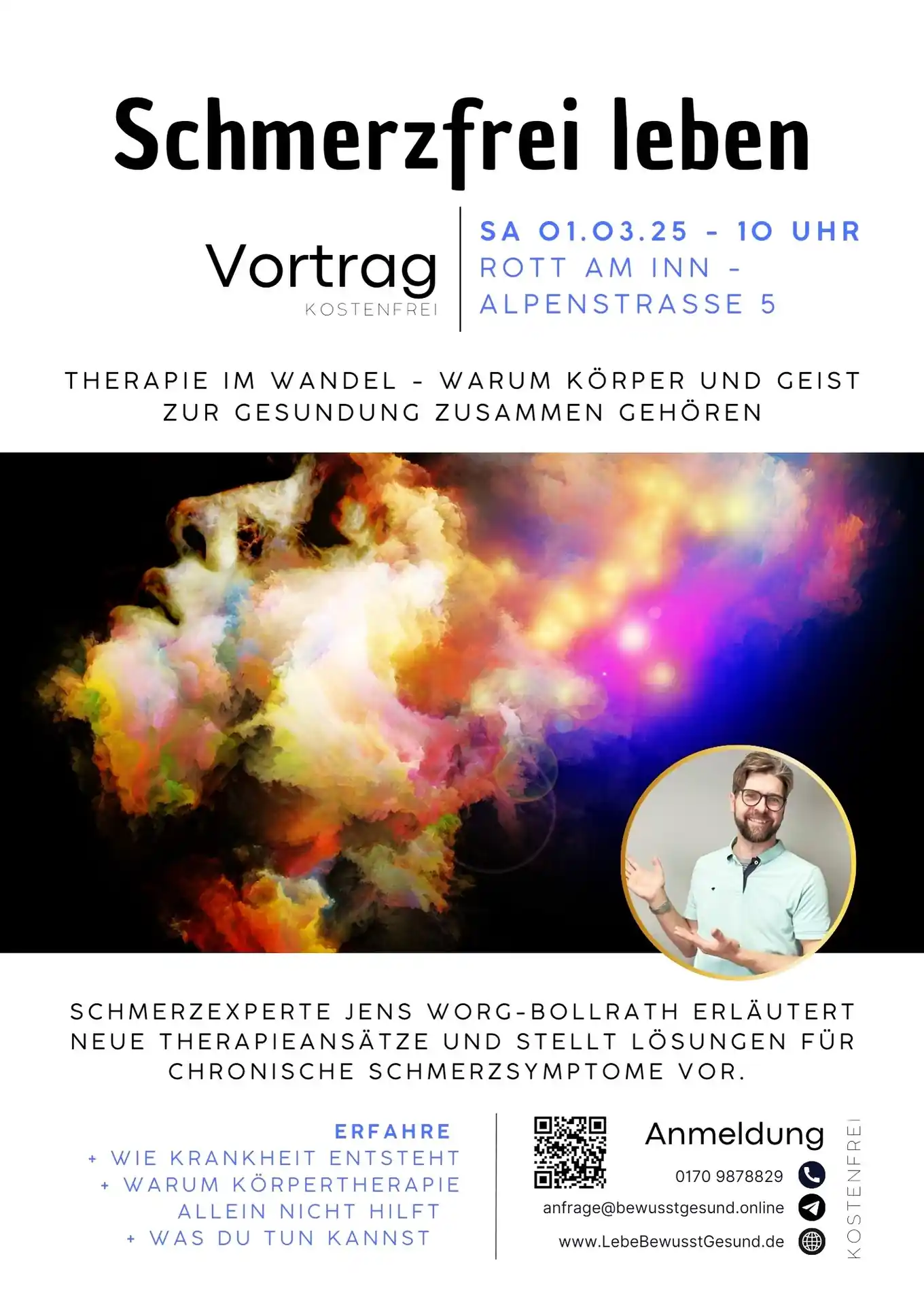 Vortrag in Rott: „Schmerzfrei leben“