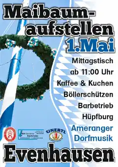 Maibaum wartet aufs Aufstellen