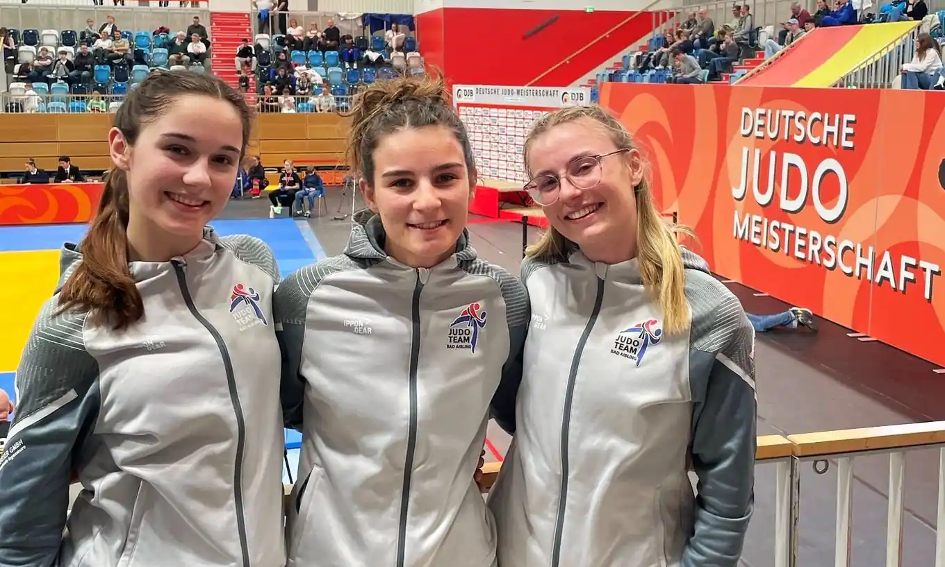 Vier Judoka bei der Deutschen