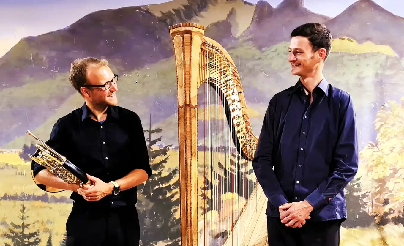 Die besondere Besetzung: Harfe und Horn