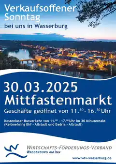 Buntes Angebot auf dem Mittfastenmarkt