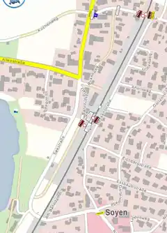 Soyen: Bahnübergang gesperrt
