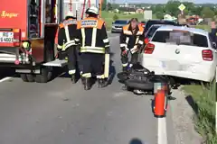 Rollerfahrer schwer verletzt
