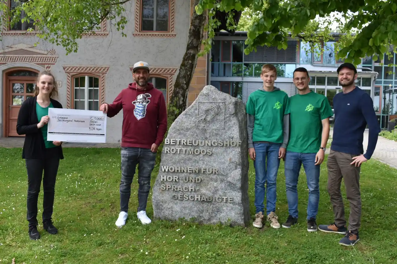 1.000 Euro für den Betreuungshof Rottmoos
