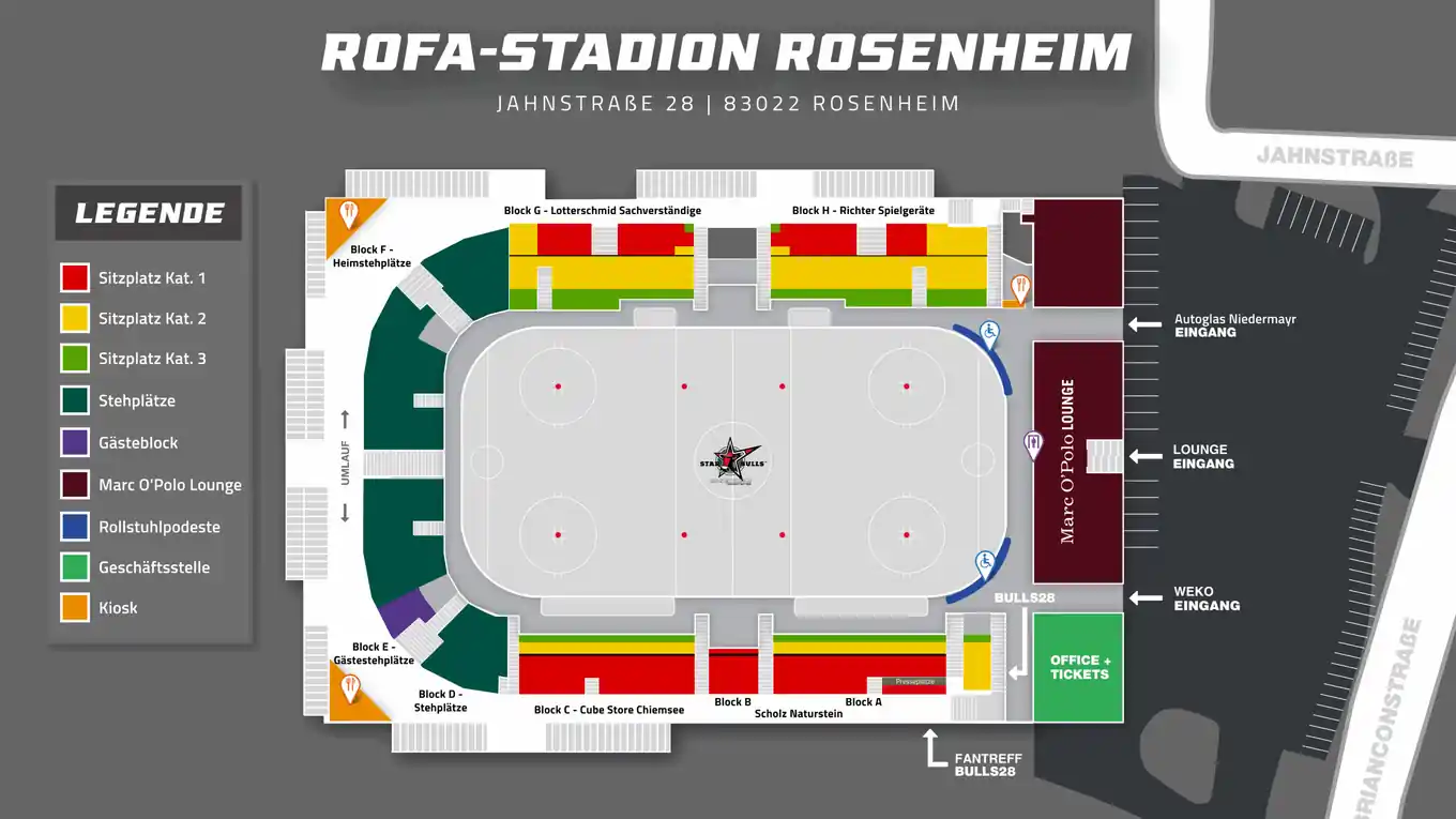 Im Eisstadion: Bei den Starbulls 500 mehr Sitzplätze