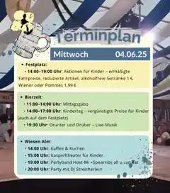 Heute auf dem Frühlingsfest: Tag 8