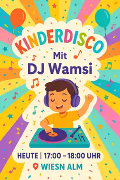 Kinderdisco-Premiere auf dem Frühlingsfest