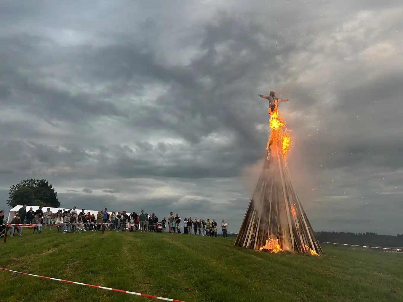Stimmungsvoller Sommerabend am Hochfeld