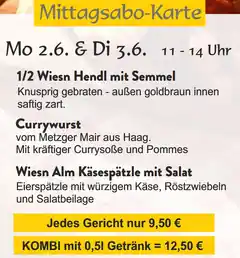 Auch mittags auf das Frühlingsfest