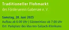 Benefiz-Flohmarkt auf dem Klinik-Areal