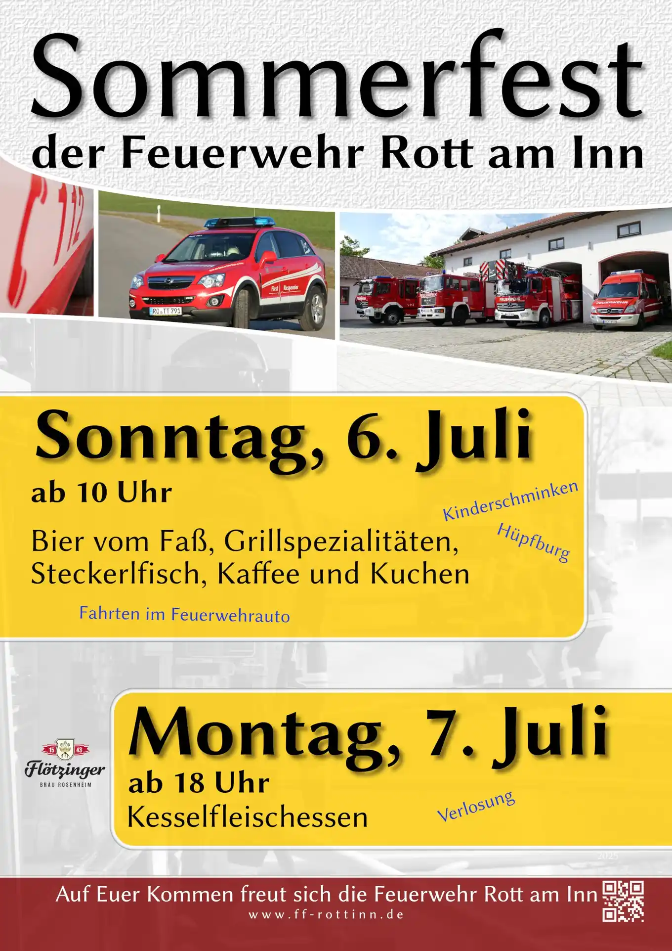 Auch die Rotter Feuerwehrler feiern