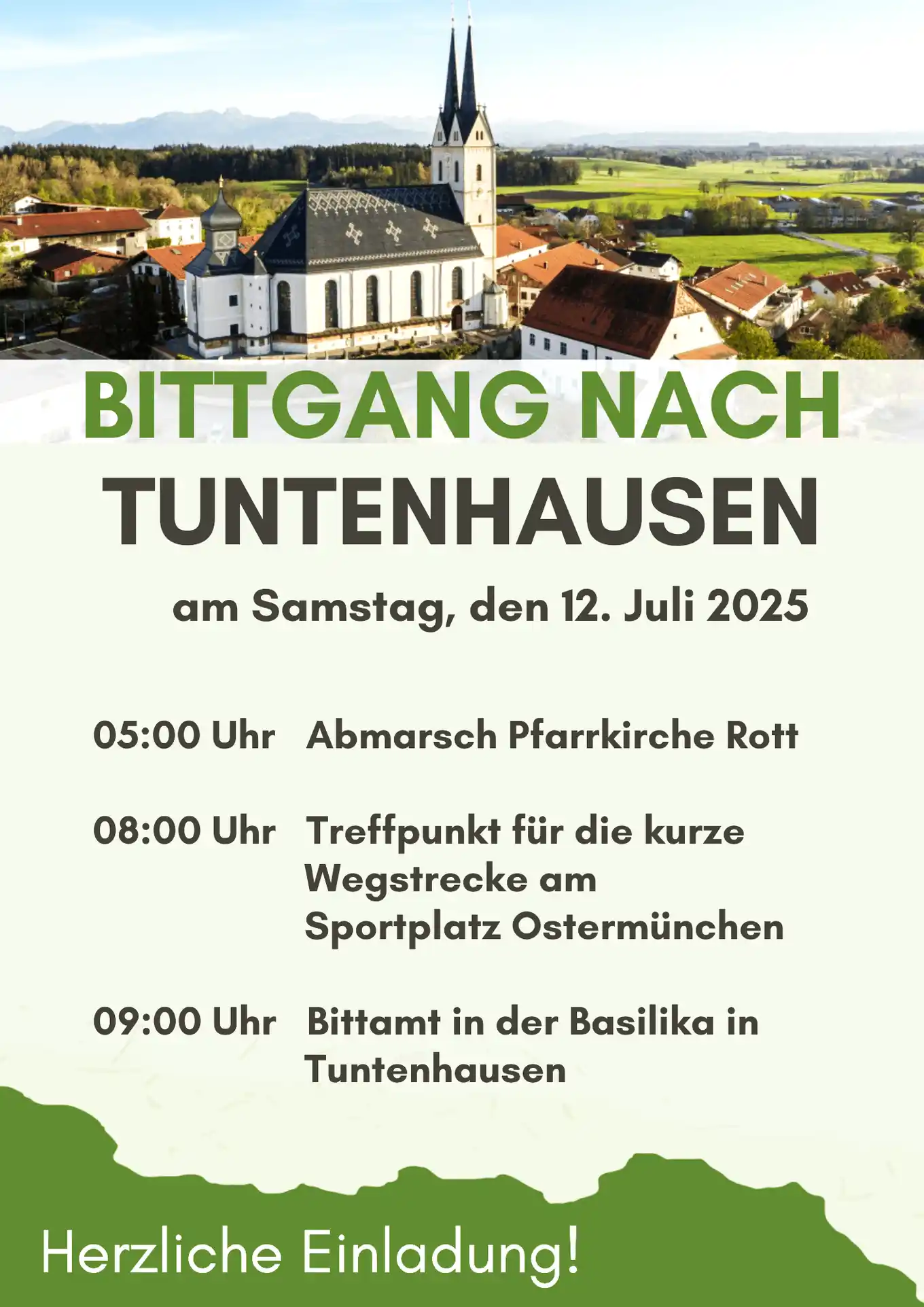 Treffpunkt am frühen Morgen