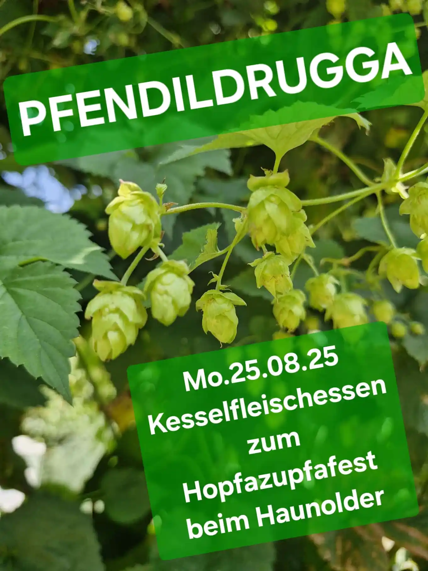 Kesselfleischessen in Haunolden