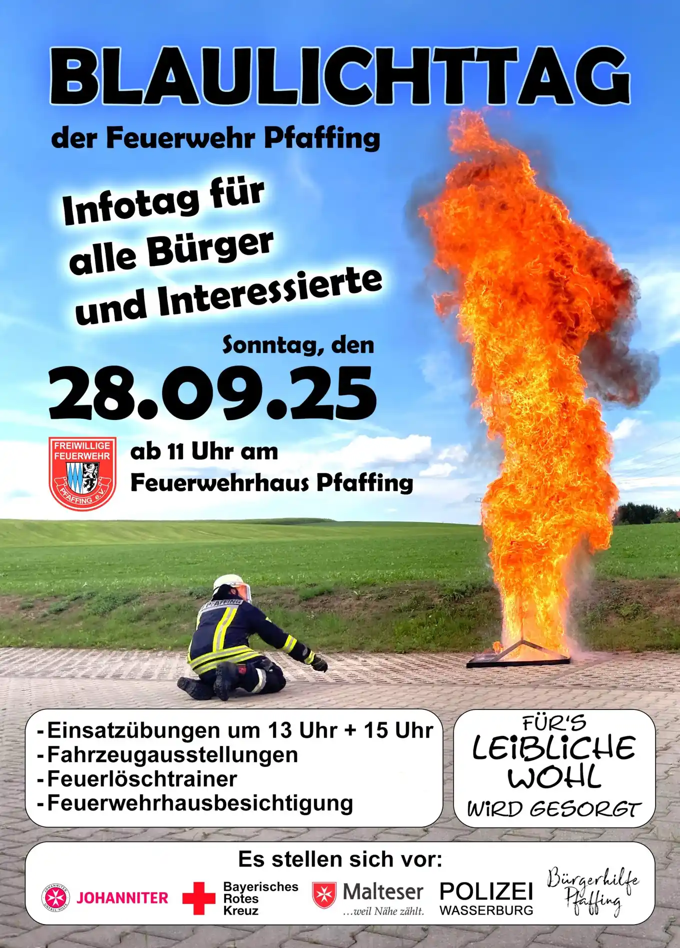 Ein Blaulichttag in Pfaffing