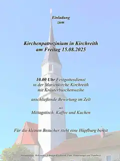 Traditionell an Maria Himmelfahrt