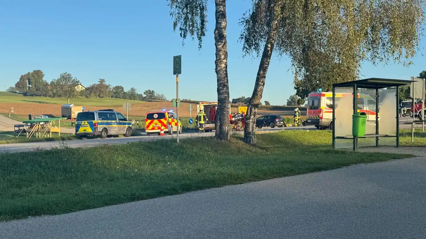 7.30 Uhr: Schwerer Unfall bei Soyen