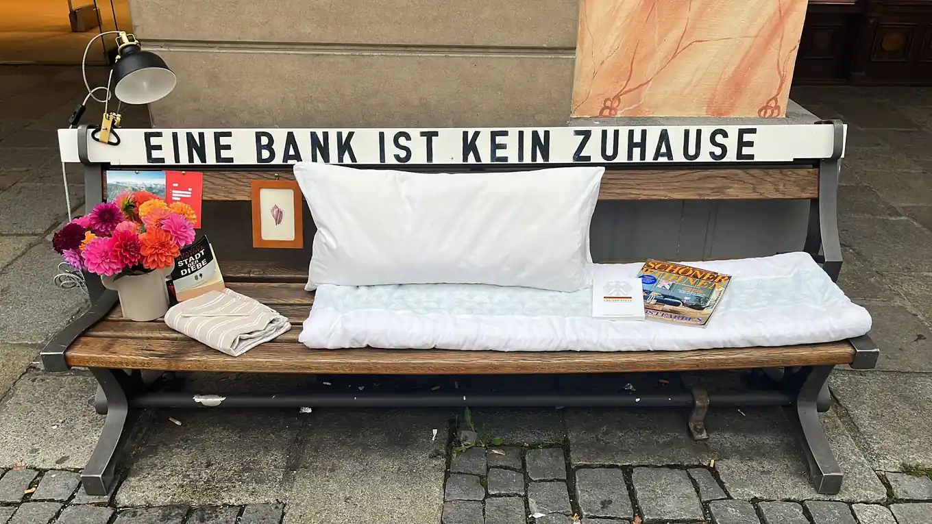 „Eine Bank ist kein Zuhause“