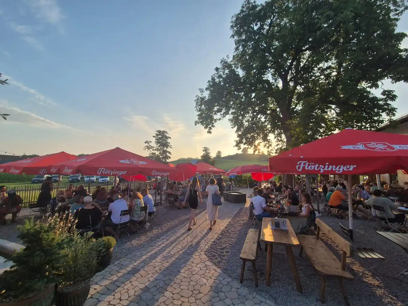 Zum ersten Schultag in den Biergarten