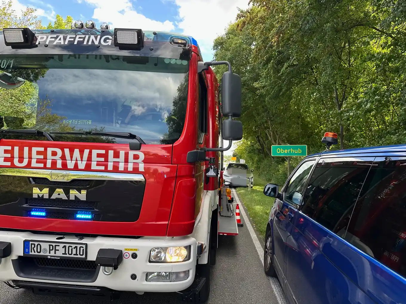 12.30 Uhr: Auffahrunfall auf der B304