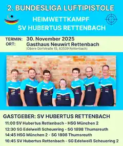 Am Sonntag der Bundesliga-Heimwettkampf