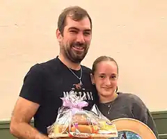 Gestern strahlende Gewinner