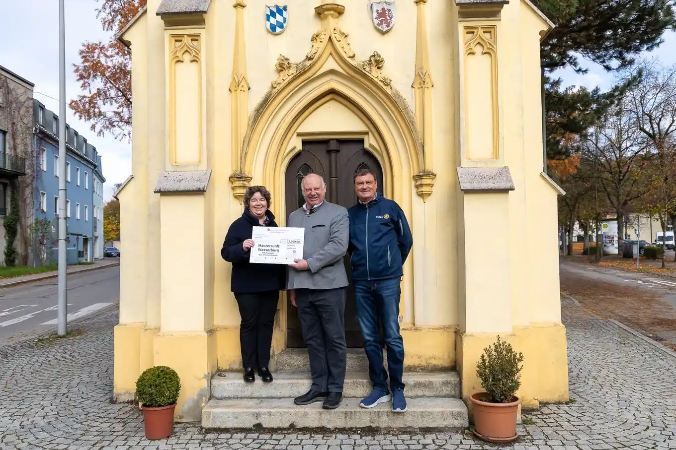 Rotary-Club Wasserburg unterstützt die Maurerzunft