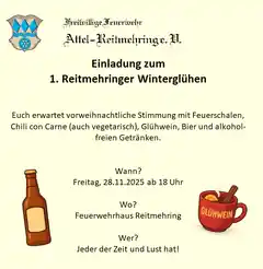 Erstmals das „Reitmehringer Winterglühen“