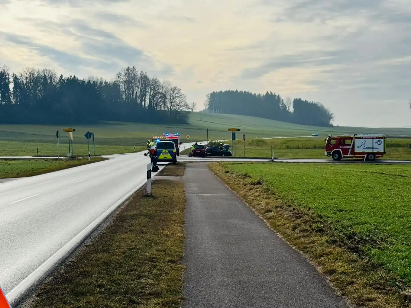 Samstag, 11 Uhr: Unfall bei Schonstett