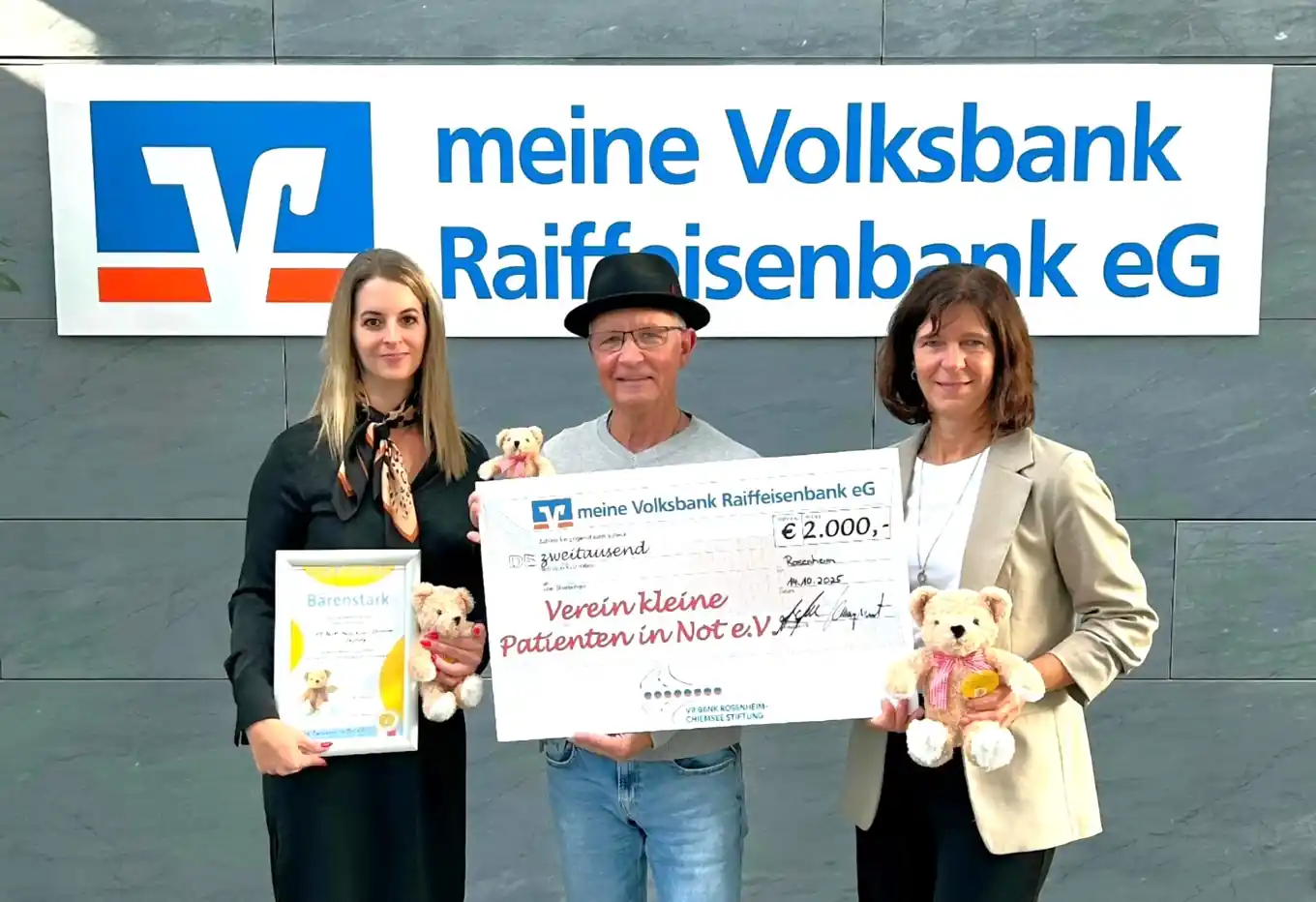 Trösterbär „Benny“ hilft kleinen Patienten
