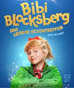 Kleine Hexe auf großer Leinwand