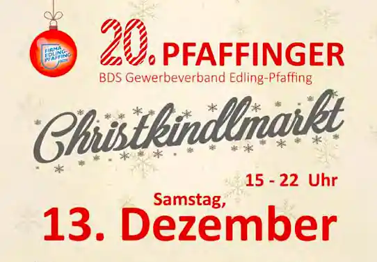 Es wird ein Fest: Jubiläums-Markt in Pfaffing