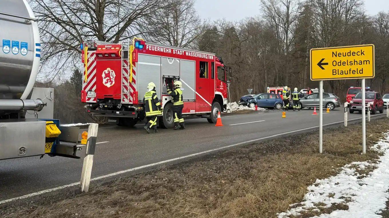 12.30 Uhr: Unfall in Wasserburg
