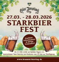 Zwei Tage Starkbierfest in Forsting