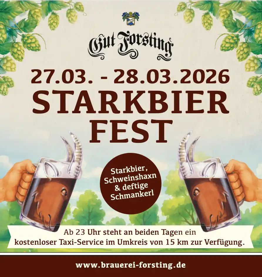 Zwei Tage Starkbierfest in Forsting