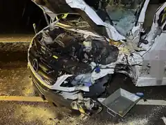 Bei Schneeglätte frontal gegen Lkw geschleudert