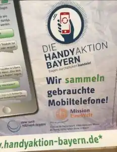 Handy-Sammelaktion im Weltladen