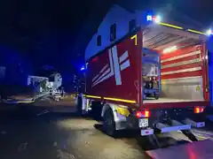 Partystadl brannte: Bewohner in Klinik