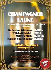 In „Champagner-Laune“