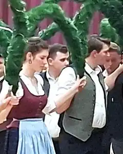 Kronentanz als Höhepunkt