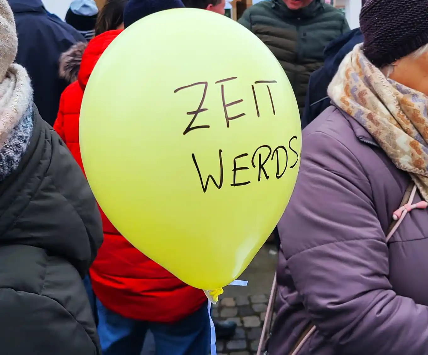 In Edling: Mit den Kandidaten geratscht