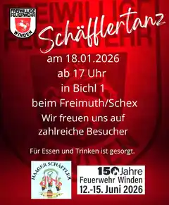 Haager Schäffler tanzen für die Feuerwehr