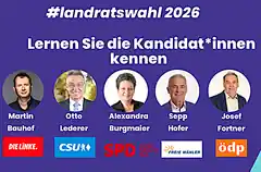 Wer kandidiert als Landrat oder Landrätin?