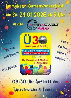 Zum Party-Knaller: Vorverkaufstag nächste Woche