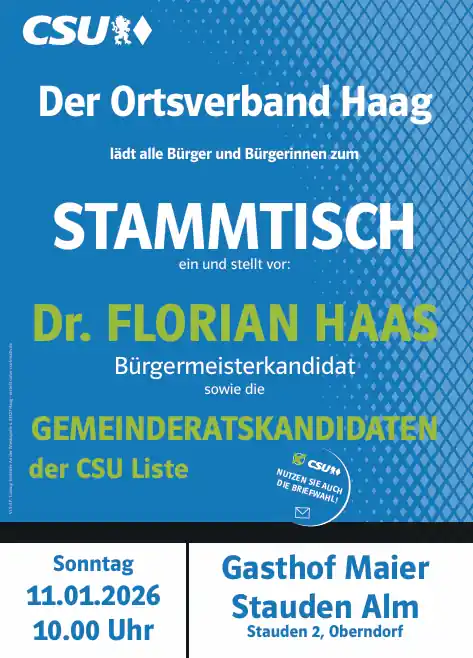 Stammtisch der Haager CSU