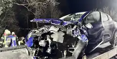 Unfall am Abend fordert sieben Verletzte