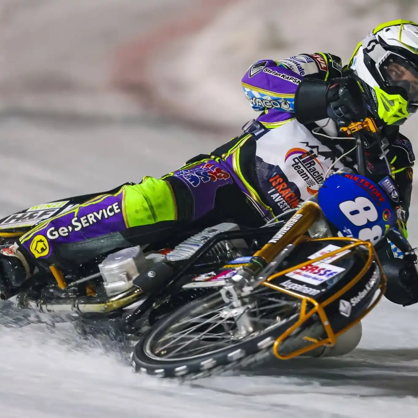 Heißes Wochenende im Eisspeedway