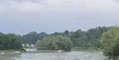 Über die Kapuziner-Insel den Inn überqueren