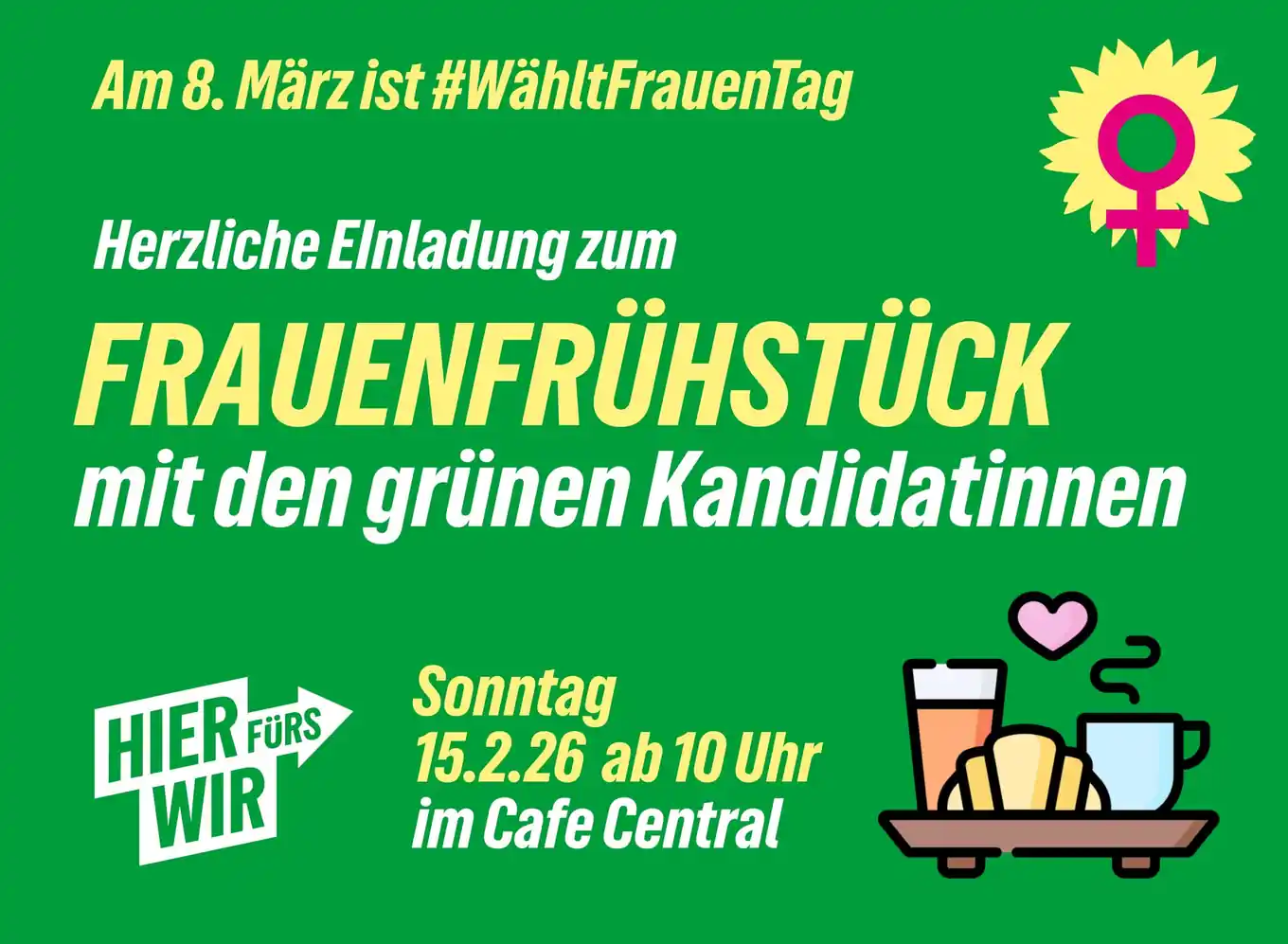 „Wir wollen Stimmen statt Blumen“